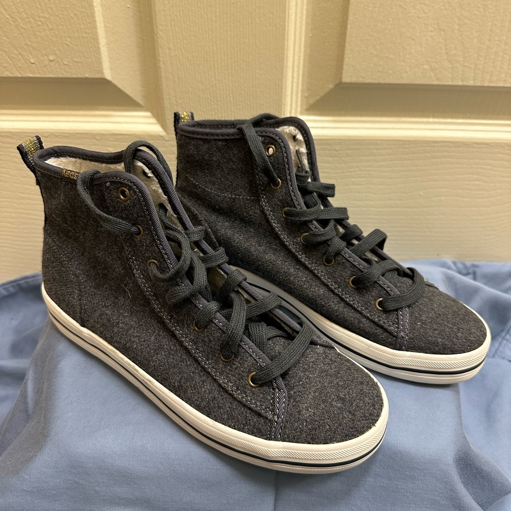 NEW Keds Hi Top Wool Sneakers Size 6.5